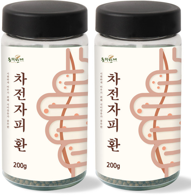 동의한재 100% 차전자피환, 200g, 2개