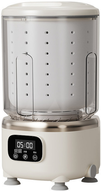 迷你洗衣機 洗脫一體 大容量 便攜式 免安裝 內衣 內褲 襪子, 1個:象牙白