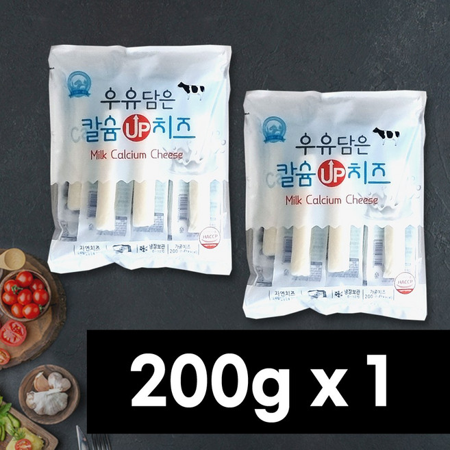 우유담은 칼슘UP스트링치즈 세인치즈, 1개, 200g