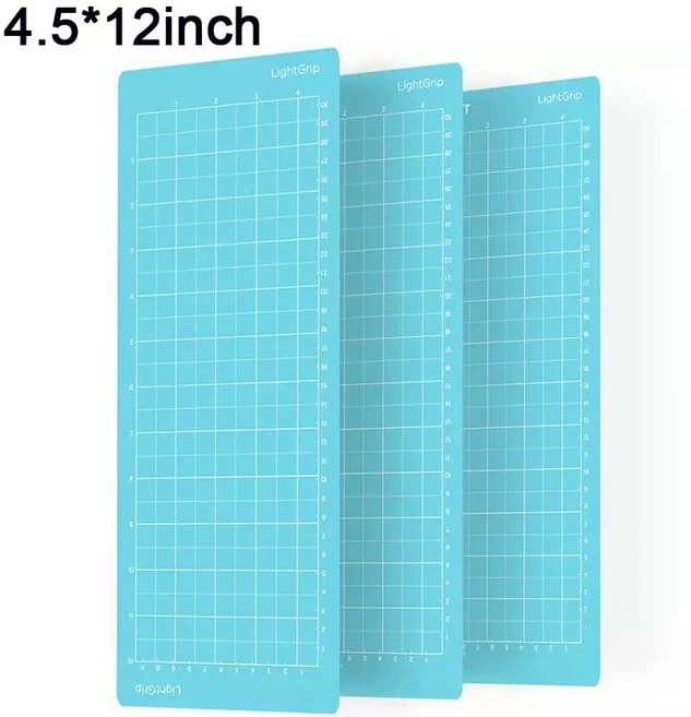 Cricut Joy Cricut/cameo 4 용 1/3 팩 조각 기계베이스 플레이트 커팅 매트(접착성 Pvc 커팅 매트 포함), 07 3pcs Blue
