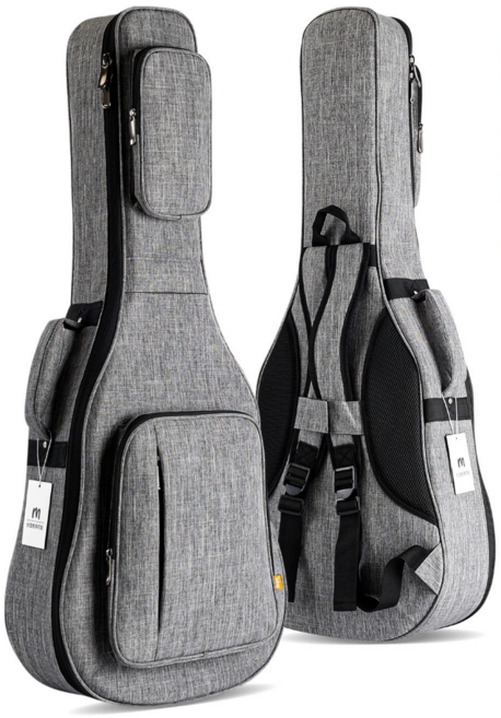 이스턴 통기타 긱백 프리미엄 기타 케이스 28mm 초강력 보호 생활 방수 S자형 스트랩, 1개