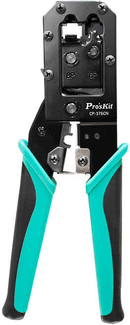 工具魂 CP-376CN 6P/8P多功能網路壓接鉗 寶工 Pro′sKit 台灣技能檢定專用端子壓著鉗 壓接鉗, 1個
