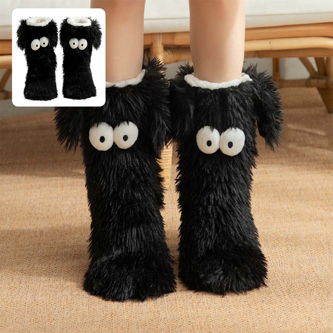 루이 무압박 털빠짐없는 따뜻한 남녀공용 수면양말