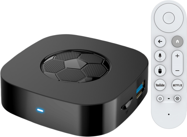 PYHO 4K OTT 셋톱박스고속 와이파이 6 안드로이드 13 스마트 TV 미디어 플레이어 넷플릭스 유튜브 디즈니+ 지원 한국어, 1개, T1 Ultra(2+16GB)