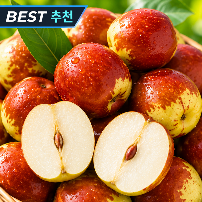 9위 - 청담농수산 햇대추 왕대추 사과대추, 1박스, 상/대 500g