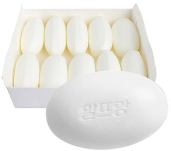 알뜨랑 세면비누 화이트, 130g, 10개입