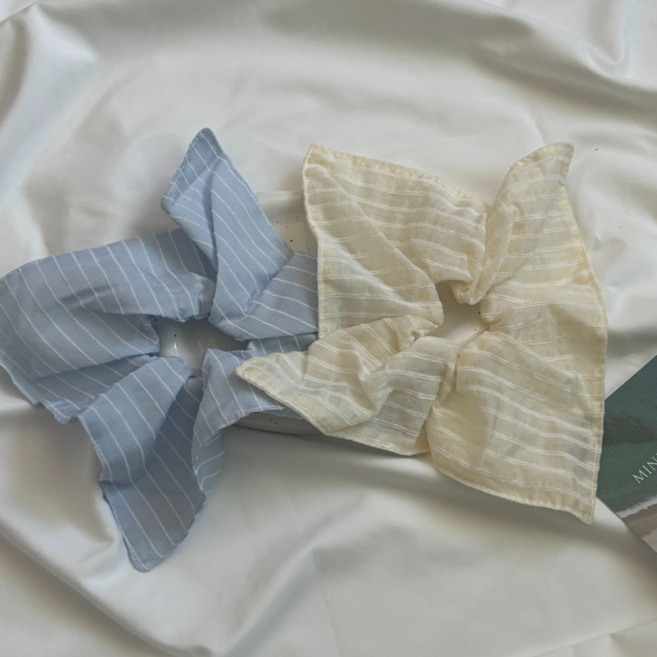 [1+1]소당드 사각스크런치 스퀘어 여성 헤어슈슈