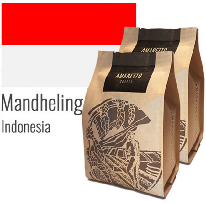 갓볶은원두커피 인도네시아 만델링 200g, 1개, 홀빈(분쇄안함)