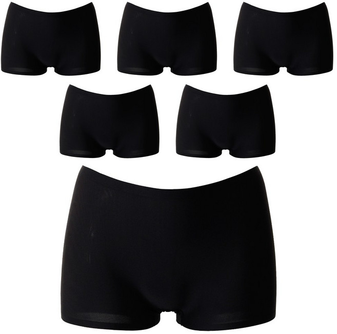 노라인피스 여성 심리스 사각 팬티 6종 세트