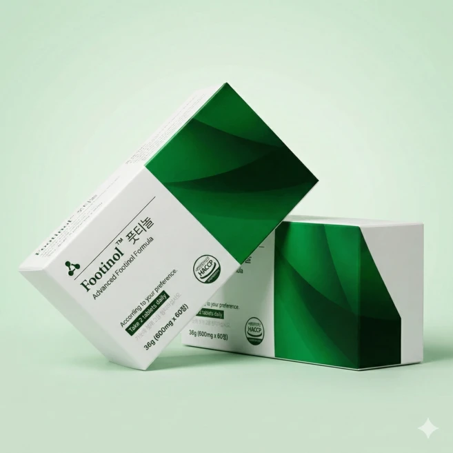 풋티놀 발바닥 통증 족저근막 관리 영양제, 1개, 60정 - 쿠팡