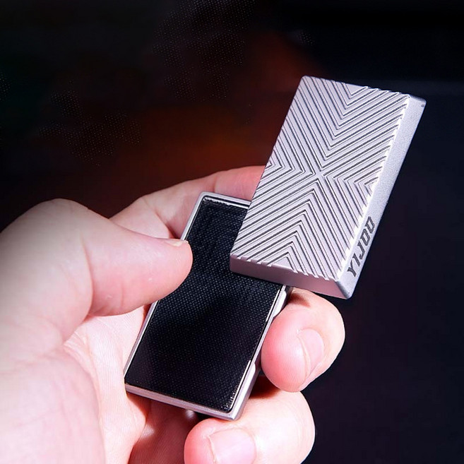 고급 피젯 슬라이더 edc 피젯 토이 스트레스 해소 장난감, 1개, 은색