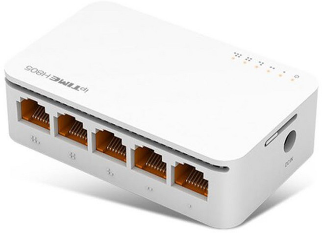 ipTIME 5포트 스위칭 허브, H805, 1개