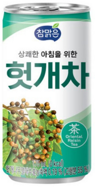 참맑은 헛개차, 175ml, 120개