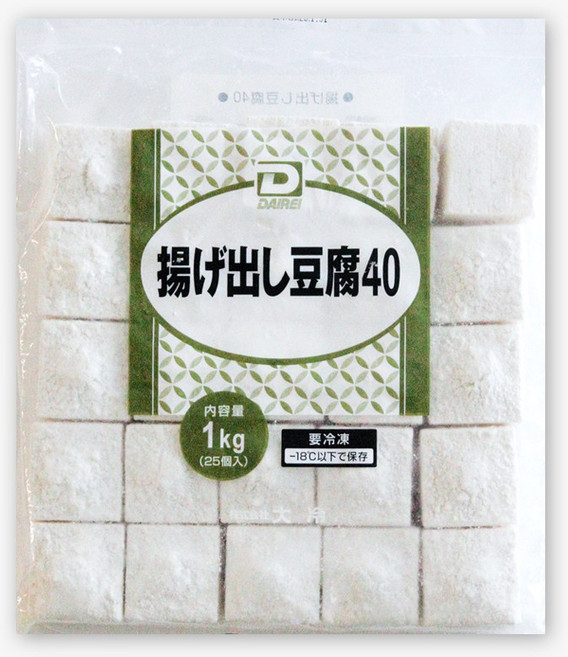 오지상구루메 아게다시도후 1kg 두부튀김 두부전, 1개