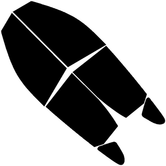 로톰 현대 싼타페 DM (12년-18년) 측면 썬팅필름, RTF-4S 25 (연함)