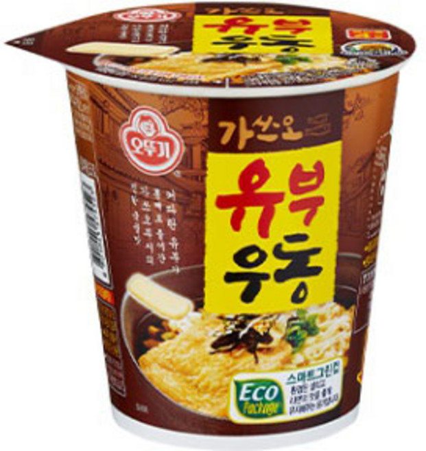 오뚜기 가쓰오 유부우동 소컵 컵라면 미니컵, 15개