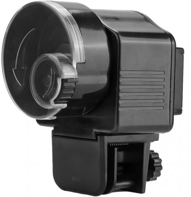 자동 플라스틱 검은색 어류 먹이기 기계 타이머가 있는 수족관 수동 기계, 자동 플라스틱 검은색 어류 먹이기 기계, 타이머가 있는