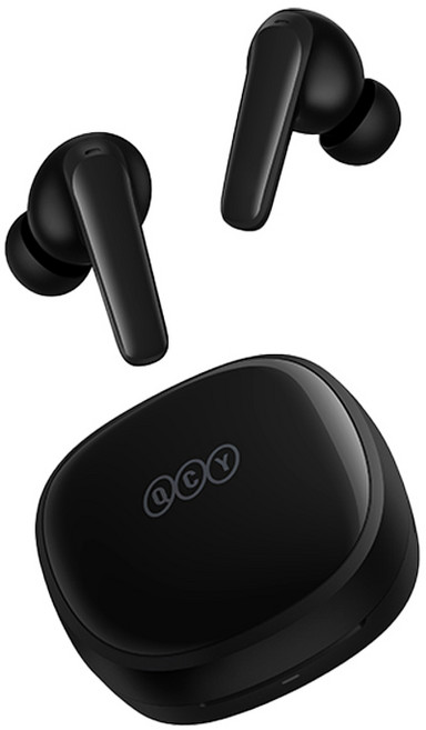 QCY T13X APP 블루투스 이어폰, 블랙
