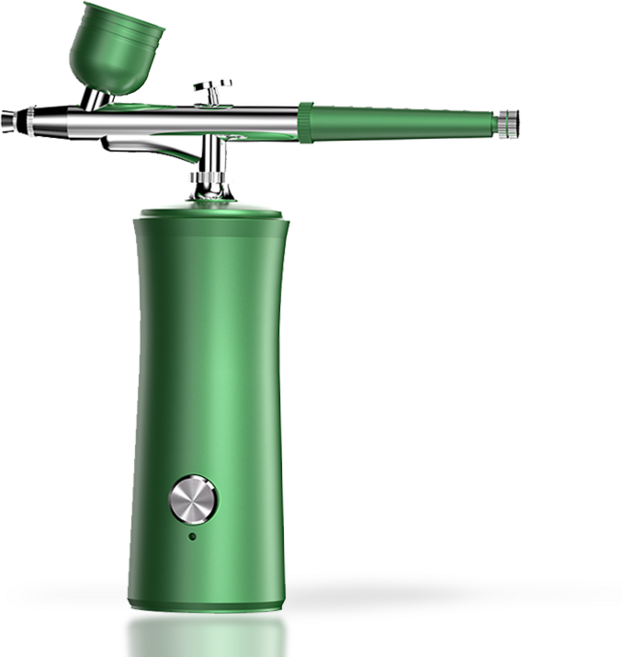 HORIZON 홈케어 휴대용 고압주입식 미스트기 수분공급기, 초록