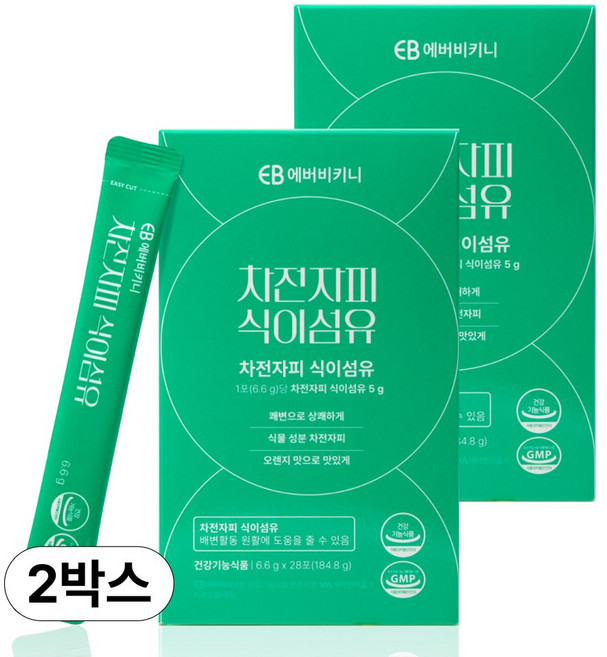 에버비키니 차전자피 식이섬유, 6.6g, 56개