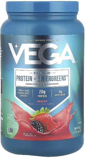 베가 프로틴 식물성 단백질 베리향 헬스 스포츠 쉐이크 파우더 분말 609g, 624g - 쿠팡