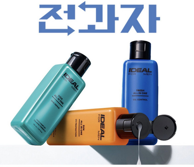아이디얼포맨 전과자 등장템(Renew) 남성 올인원3종(프레쉬/시카/선) 택1, 프레쉬, 1개