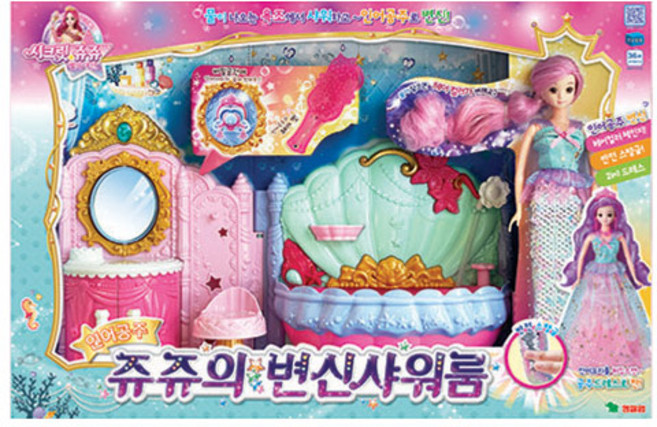 영실업 인어공주 쥬쥬의 변신 샤워룸, 단품, 1