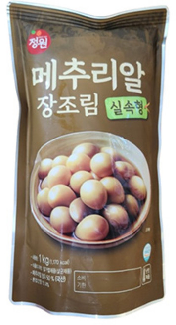 정원 메추리알 장조림 실속형, 1kg, 1개