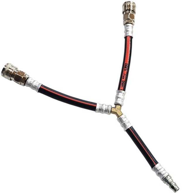 3방Y자 2구 카플러 에어 카플링 커플러 콤프레샤 타카 호스 플렉시블 후렉시블