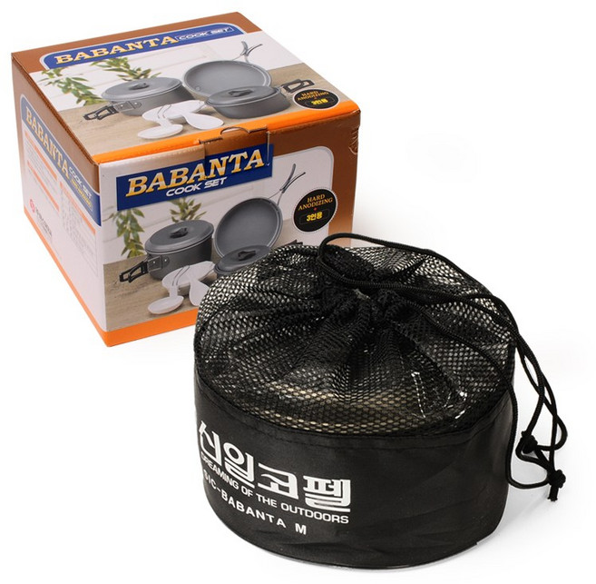 코펠 국산제품 Cookware set 버너 캠핑 낚시 등산 여행 셀파, 1개, SIC-K2~3인용 코펠