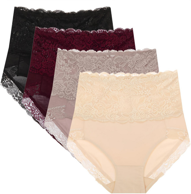 엘라운지 모달 레이스 보정팬티 4종 세트