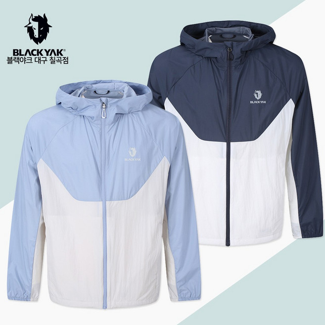 블랙야크 여름 남성 윈드 블록 자켓 경량 나일론 소재 가벼운 블록코어 등산 아웃도어 점퍼 후드 바람막이