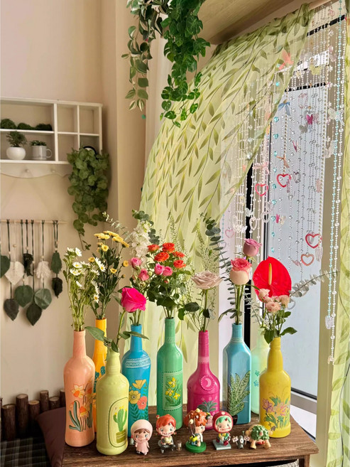 하트 비즈발 키트 DIY 하이틴감성 창문 가리개 문발