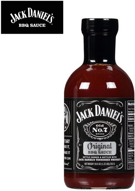 Jack Daniel's 젝다니엘 오리지널 바비큐 소스 Original BBQ Sauce 553g, 1개