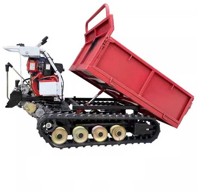 궤도운반차 농업용 전동 덤프 과수원 트레일러, 1개 - 쿠팡