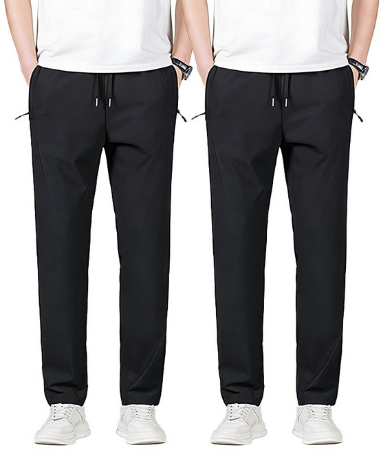 2장 남자 긴바지 여름용 아이스 슬랙스 트레이닝바지 쿨바지 범록(836)