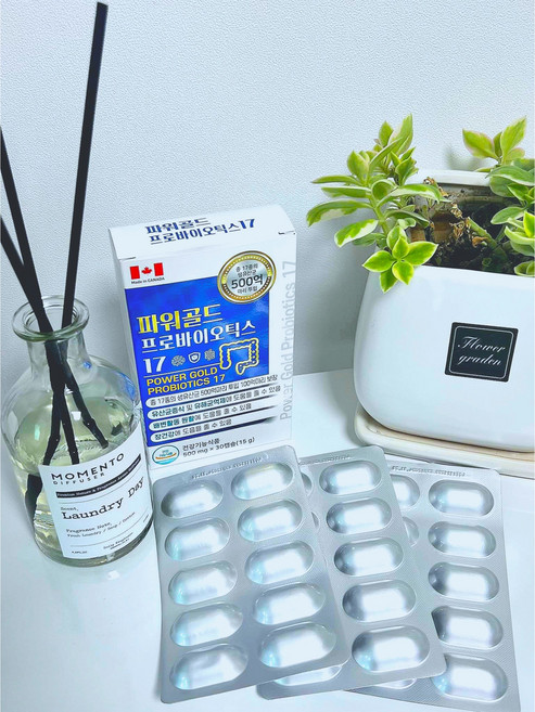 파워골드 프로바이오틱스 17 장용성 캡슐 100억 보장 유산균 2개월분, 2개, 30정