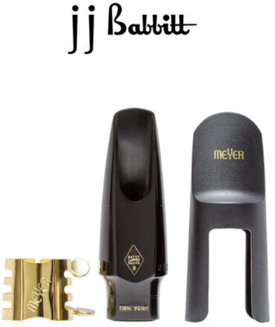 JJBABBITT 알토 색소폰 마우스피스 뉴욕메이어, 6호, 1개