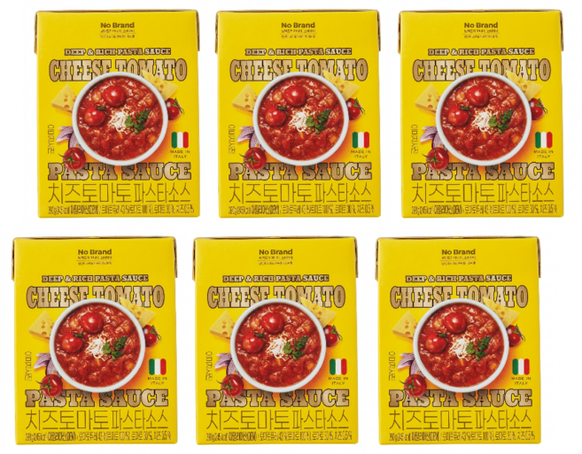 노브랜드 치즈토마토 파스타소스, 6개, 390g