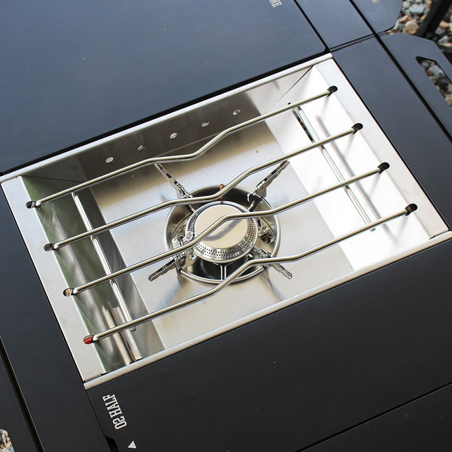 데이어 IGT 원버너 플랫버너 플레이트 캠프원 제라 스토브 유닛, 1개, 단품(다리발제외)