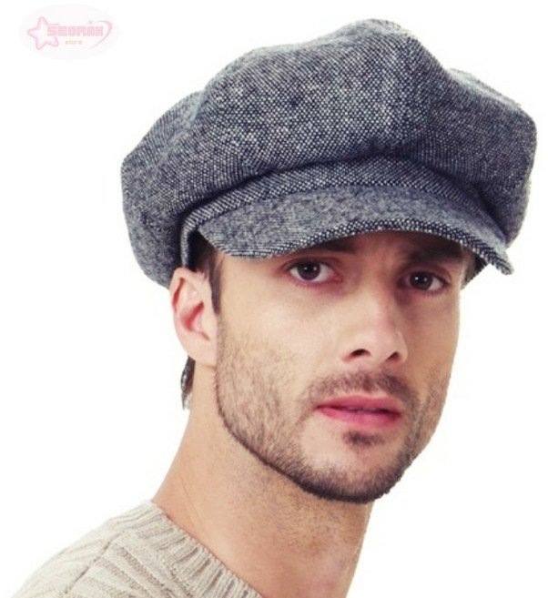 서락 펠트 심플 팔각모 헌팅캡 팔각캡