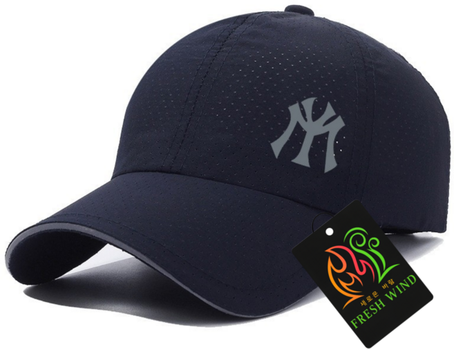 프레쉬윈드 MY 마크업V2 러닝 프리미엄 야구모자, 네이비