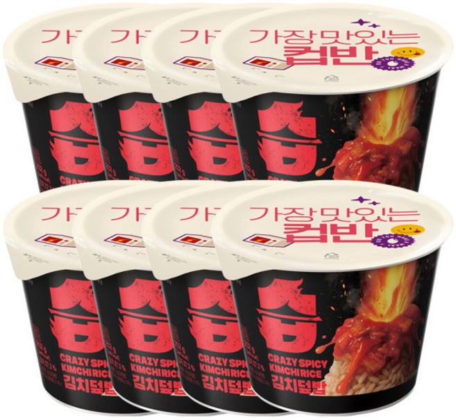 CJ 습 김치덮밥, 8개, 252g