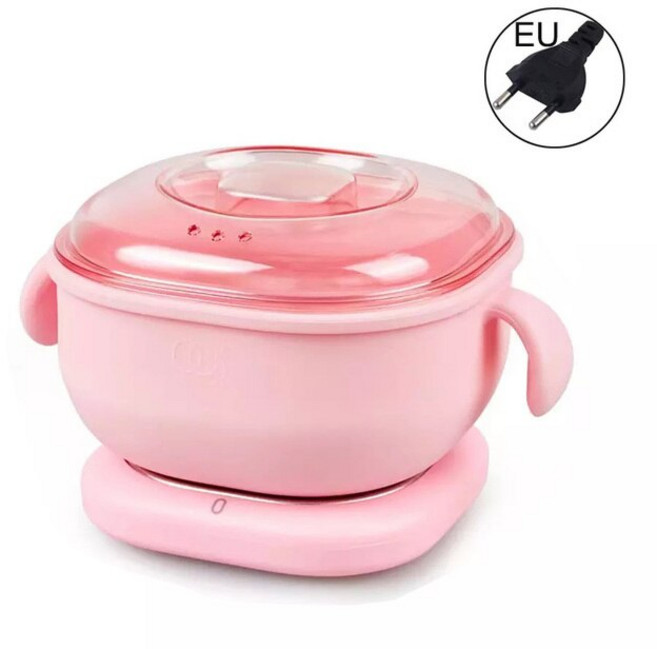 파라핀 왁스 기계 치료기 손 휴대용 실리콘 접이식 제모 스파 바디 여행용 400ML, [01] pink EU, 1.EU 220V