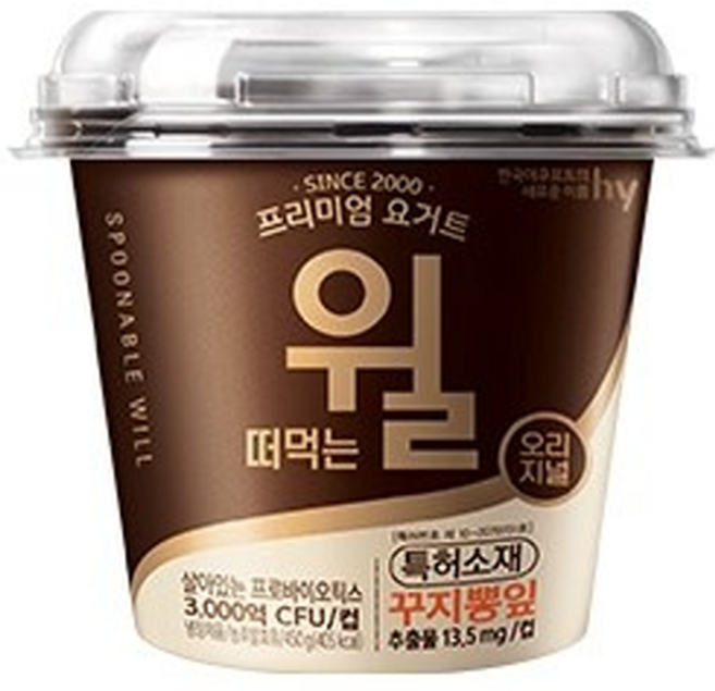 한국야쿠르트 hy 떠먹는요거트 윌 오리지널 450g 3개/냉장무배, 3개