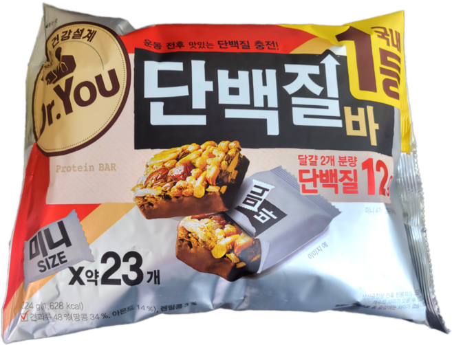 오리온 닥터유 에너지바 미니 310g+단백질바 324g (총 4개), 4개