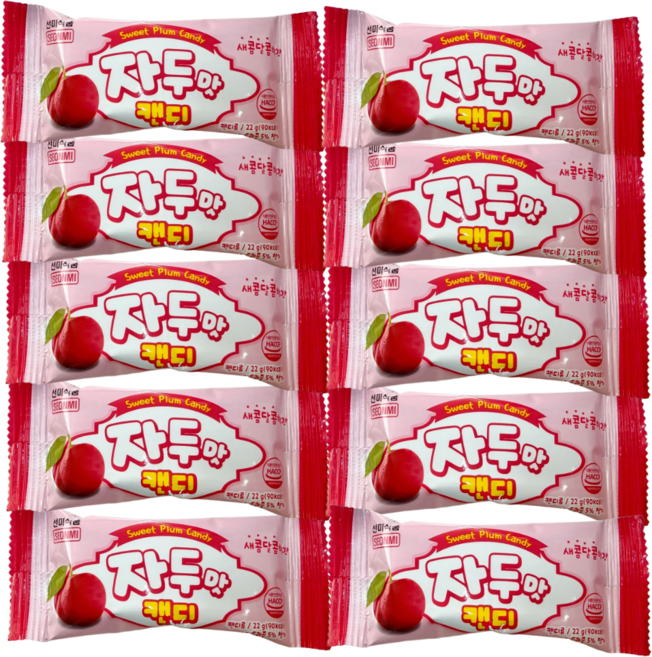 선미 자두맛 캔디, 22g, 10개
