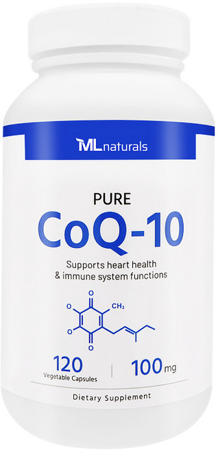 [미국빠른직구] 마이라이프 내추럴스 퓨어 코큐텐 100mg 120 야채캡슐, 1개, 120정
