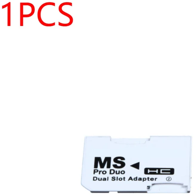 1-3PCS 메모리 스틱 프로 듀오 카드 리더기 PSP 1000 용 TF-MS 어댑터 변환기 부품 액세서리, 03 white 1pcs