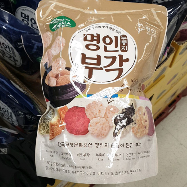 하루칩스 명인부각 누룽지, 1개, 180g